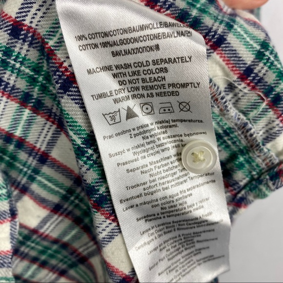 Burton Plaid Button Down Flannel Shirt - Picture 5 of 6